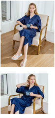 Pajamas silk wedding pajamas women