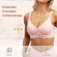 Nursing Bras For Breastfeeding, Wavy, Seamless, Comfortable, Maternity