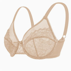 Full Coverage Plus-size Lingerie Lace Bra