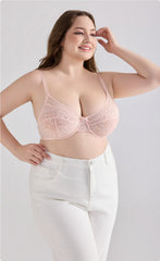 Full Coverage Plus-size Lingerie Lace Bra